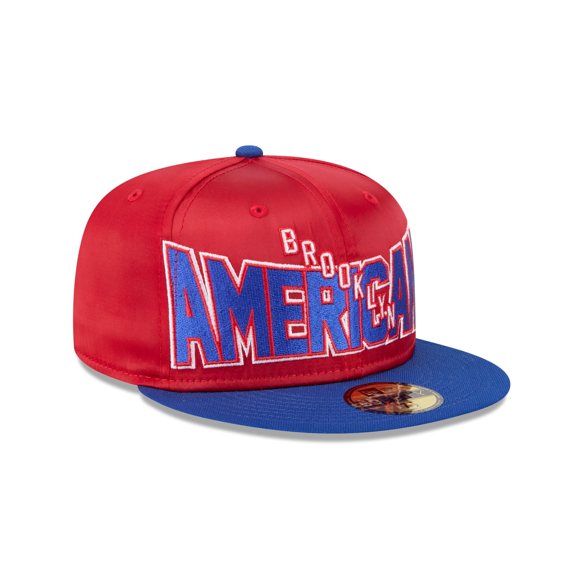 Brooklyn Americans Bold Satin 59FIFTY Fitted Hat