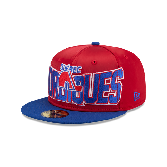 Quebec Nordiques Bold Satin 59FIFTY Fitted Hat - New Era Cap