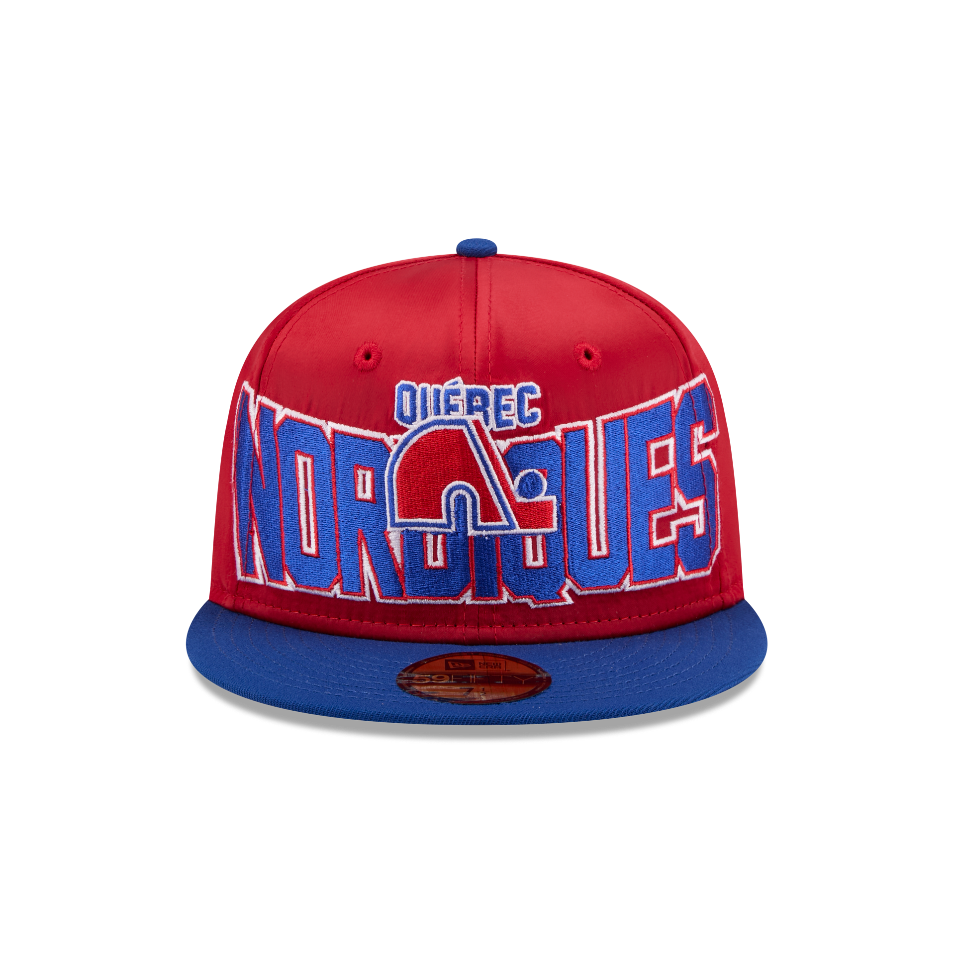 Quebec Nordiques Bold Satin 59FIFTY Fitted Hat