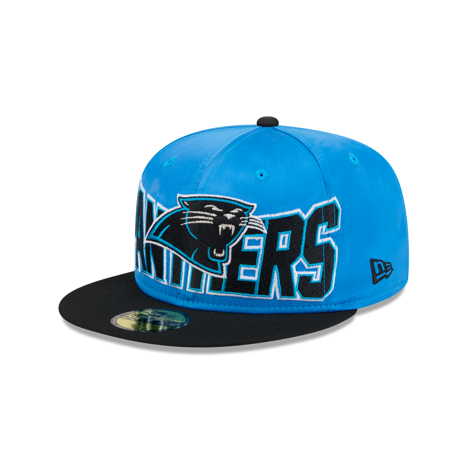 Carolina Panthers Bold Satin 59FIFTY Fitted Hat