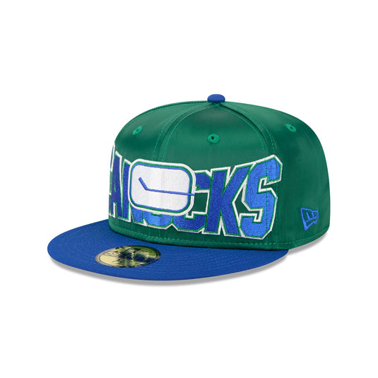 Vancouver Canucks Bold Satin 59FIFTY Fitted Hat - New Era Cap