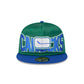 Vancouver Canucks Bold Satin 59FIFTY Fitted Hat