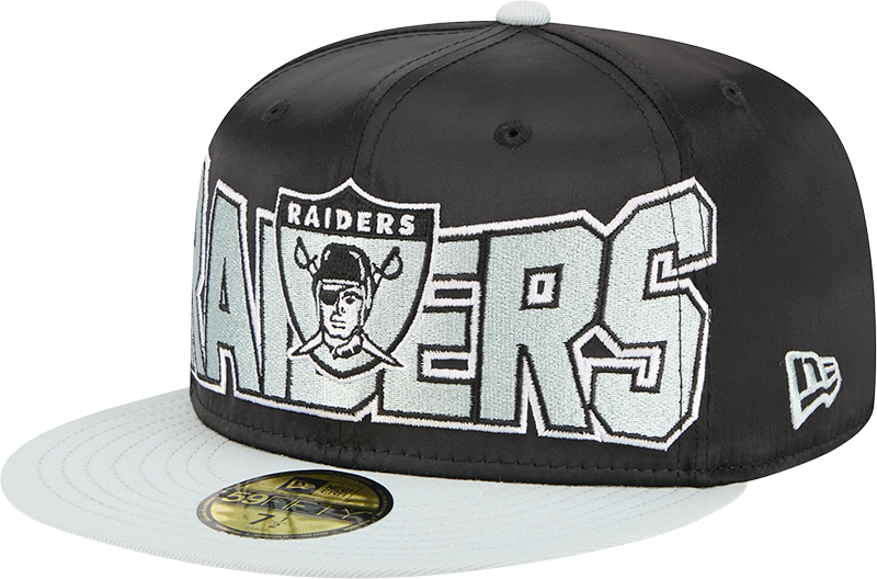 Las Vegas Raiders Bold Satin 59FIFTY Fitted Hat