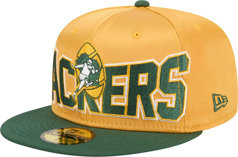 Green Bay Packers Bold Satin 59FIFTY Fitted Hat