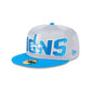Detroit Lions Bold Satin 59FIFTY Fitted Hat