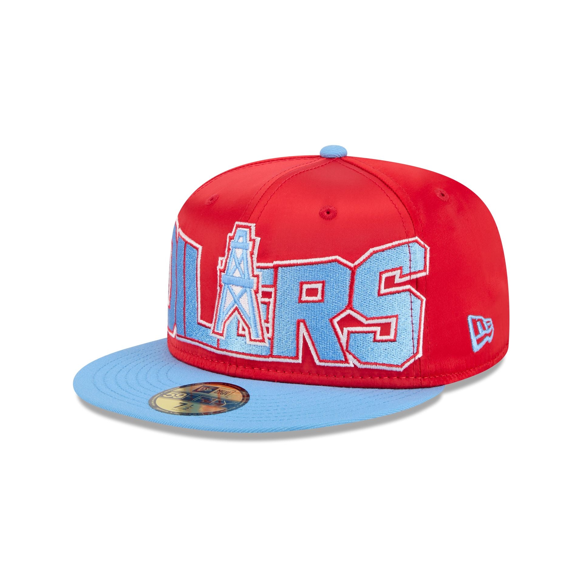 Oilers Bold Satin 59FIFTY Fitted Hat