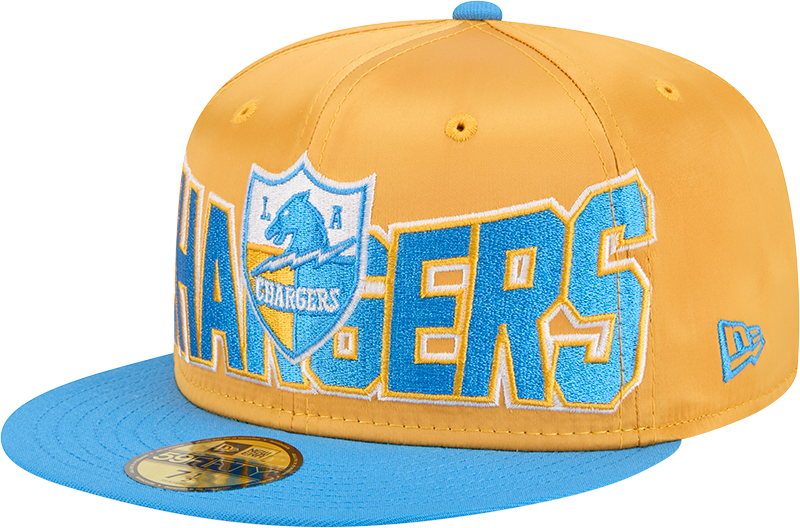 Los Angeles Chargers Bold Satin 59FIFTY Fitted Hat