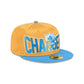 Los Angeles Chargers Bold Satin 59FIFTY Fitted Hat