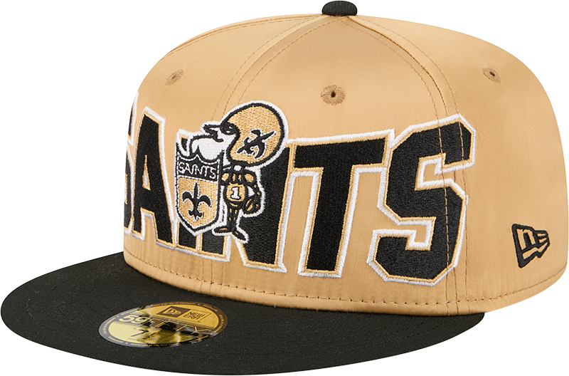 New Orleans Saints Bold Satin 59FIFTY Fitted Hat