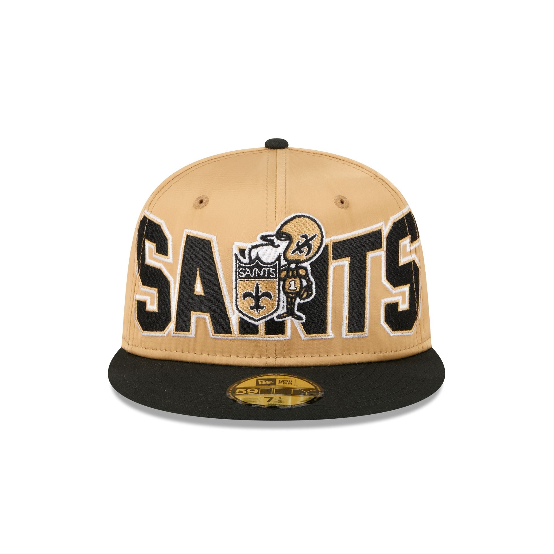 New Orleans Saints Bold Satin 59FIFTY Fitted Hat