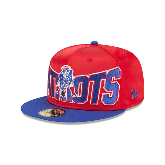 New England Patriots Bold Satin 59FIFTY Fitted Hat - New Era Cap