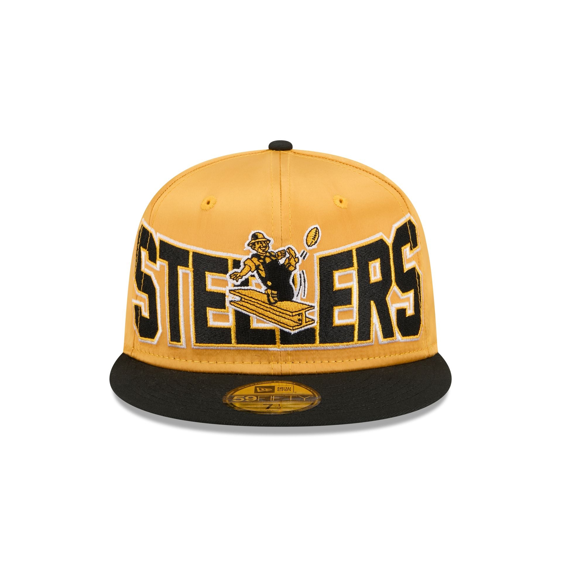 Pittsburgh Steelers Bold Satin 59FIFTY Fitted Hat