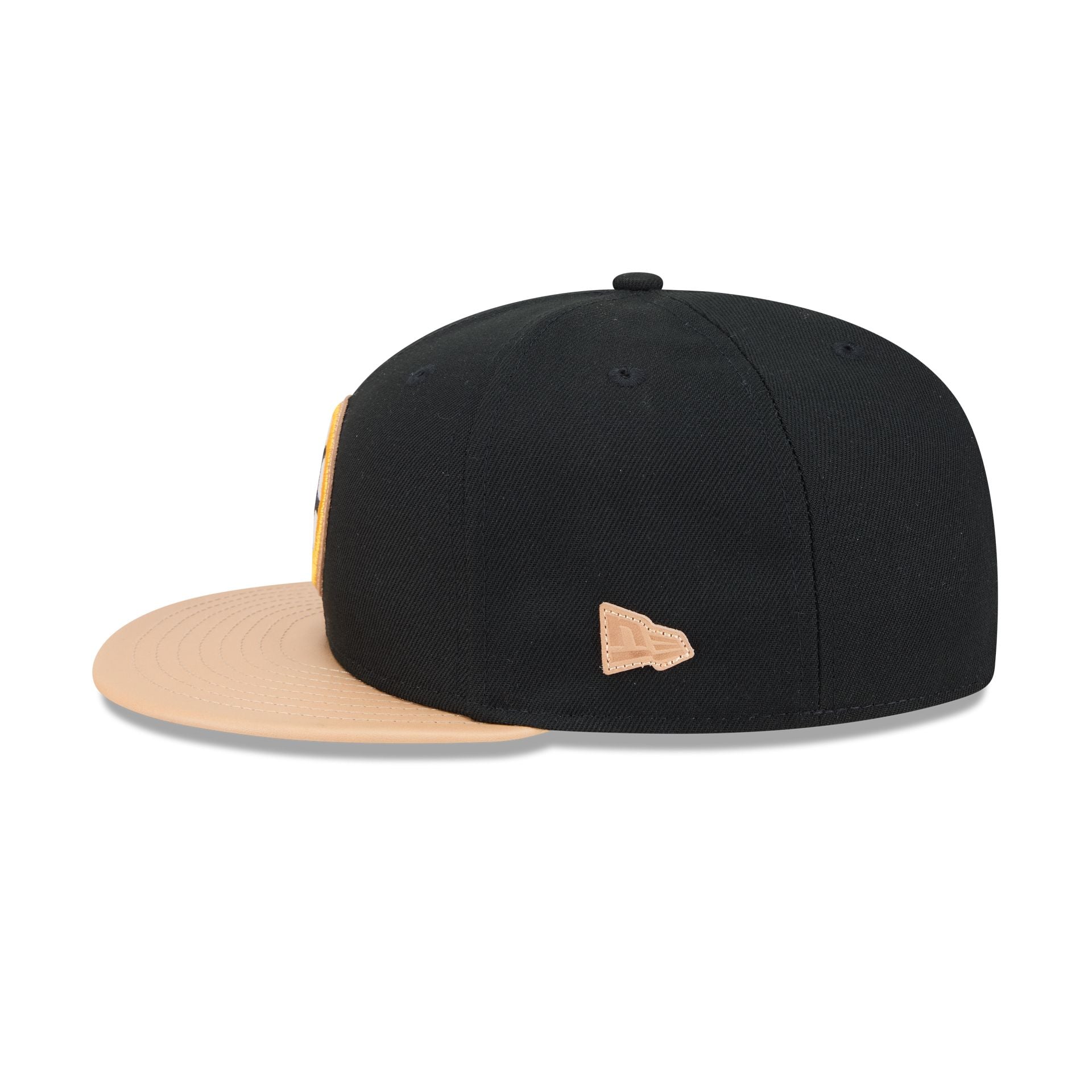 Boston Bruins Leather Visor 59FIFTY Fitted Hat