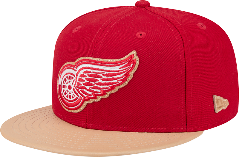 Detroit Red Wings Leather Visor 59FIFTY Fitted Hat