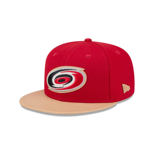 Carolina Hurricanes Leather Visor 59FIFTY Fitted Hat - New Era Cap