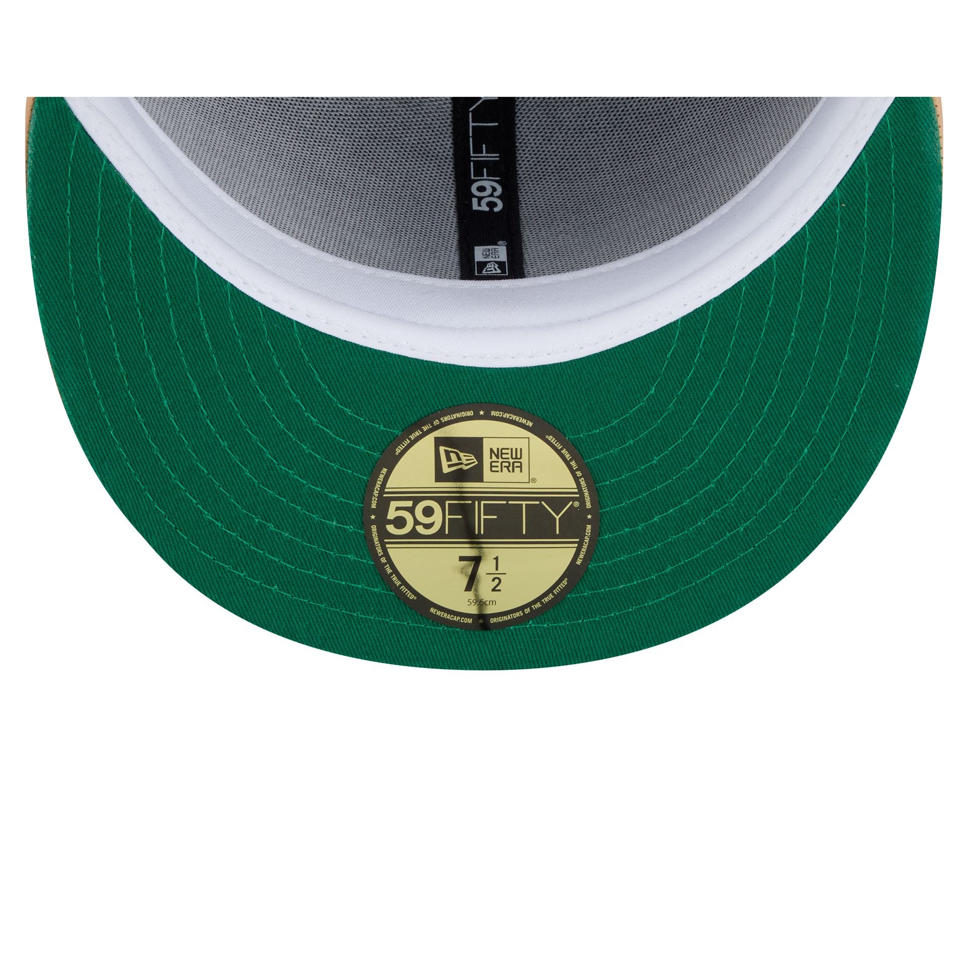 Columbus Blue Jackets Leather Visor 59FIFTY Fitted Hat