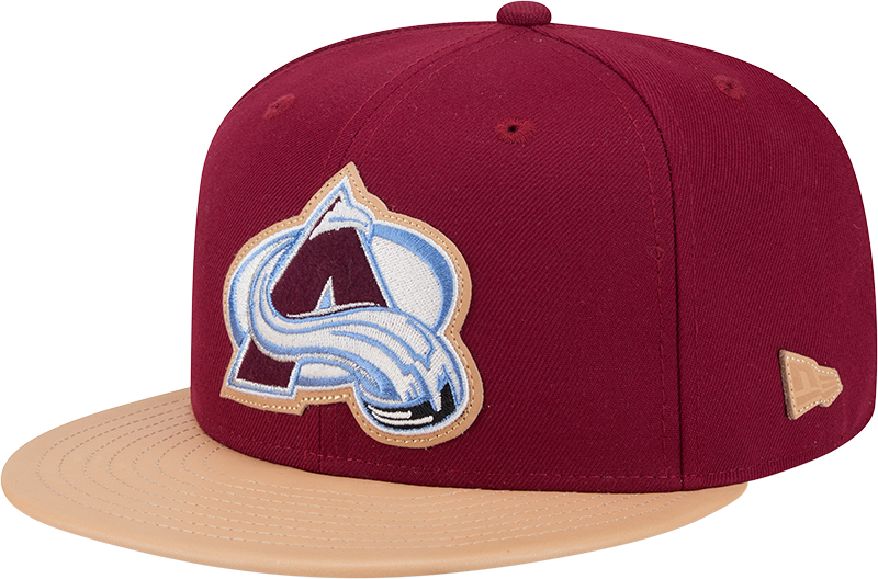 Colorado Avalanche Leather Visor 59FIFTY Fitted Hat