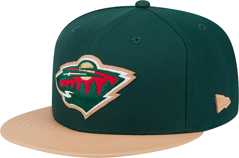 Minnesota Wild Leather Visor 59FIFTY Fitted Hat