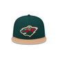 Minnesota Wild Leather Visor 59FIFTY Fitted Hat