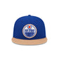 Edmonton Oilers Leather Visor 59FIFTY Fitted Hat