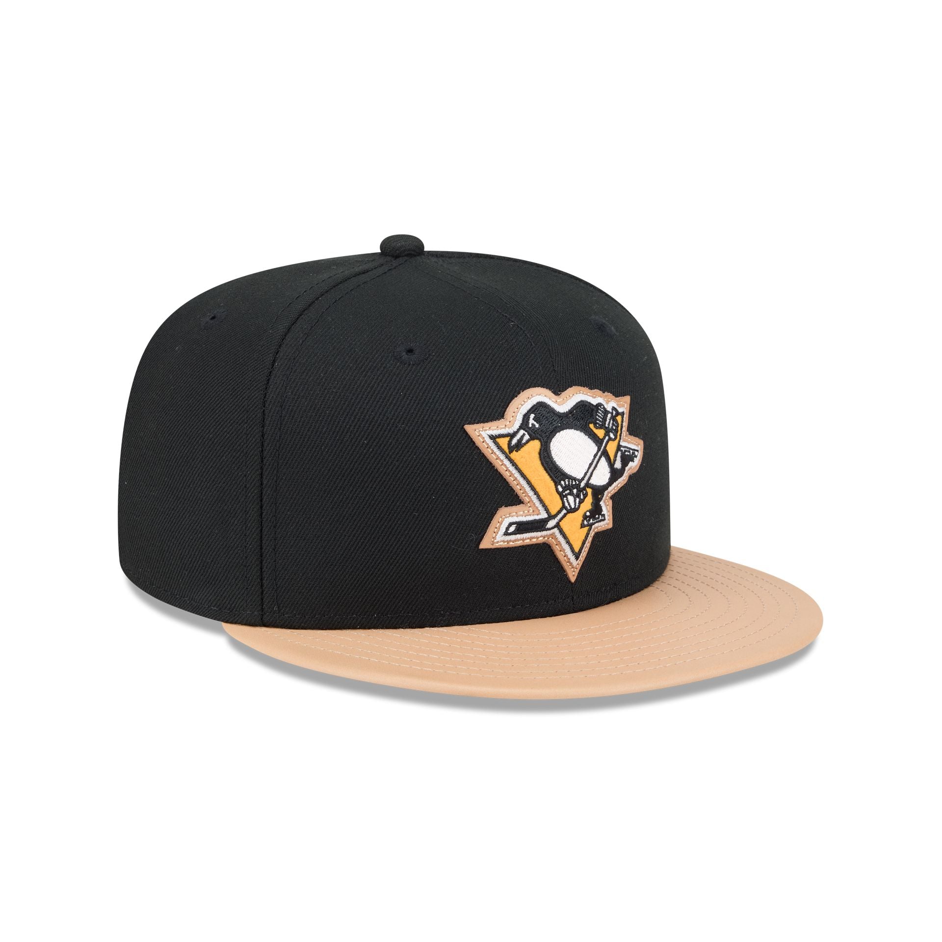Pittsburgh Penguins Leather Visor 59FIFTY Fitted Hat