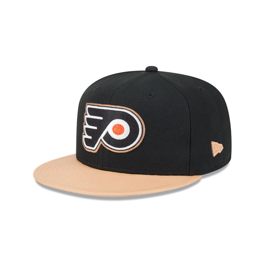 Philadelphia Flyers Leather Visor 59FIFTY Fitted Hat - New Era Cap