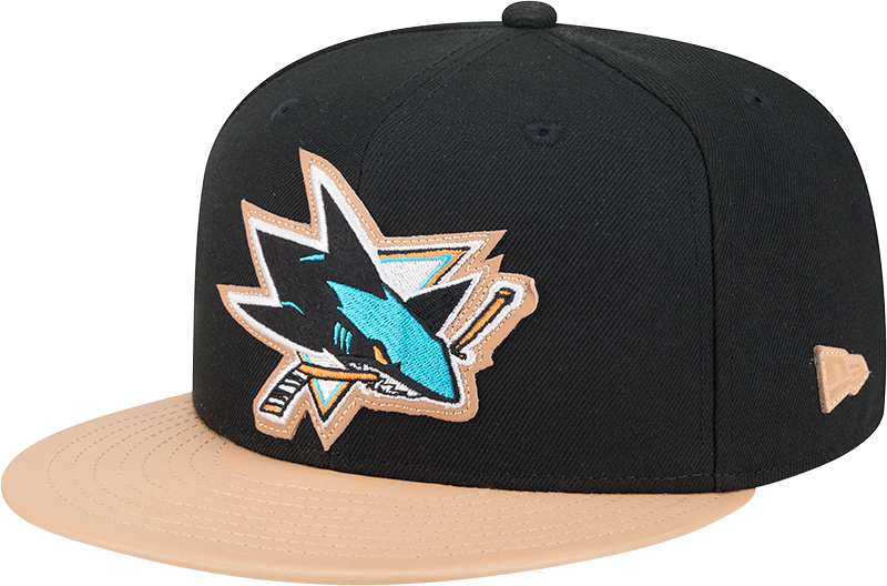 San Jose Sharks Leather Visor 59FIFTY Fitted Hat
