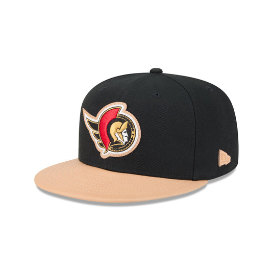 Ottawa Senators Leather Visor 59FIFTY Fitted Hat - New Era Cap