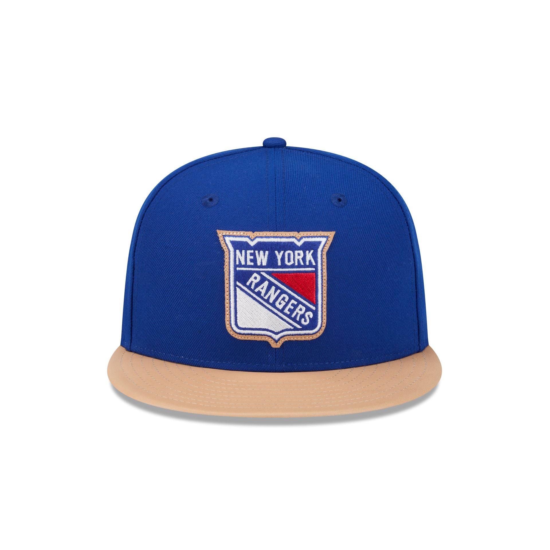 New York Rangers Leather Visor 59FIFTY Fitted Hat