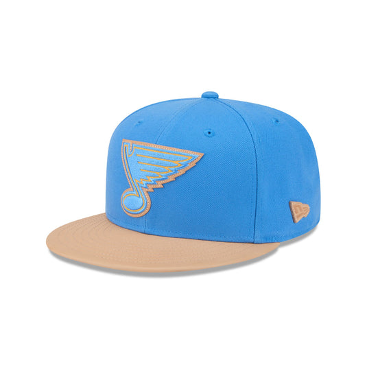 St. Louis Blues Leather Visor 59FIFTY Fitted Hat - New Era Cap