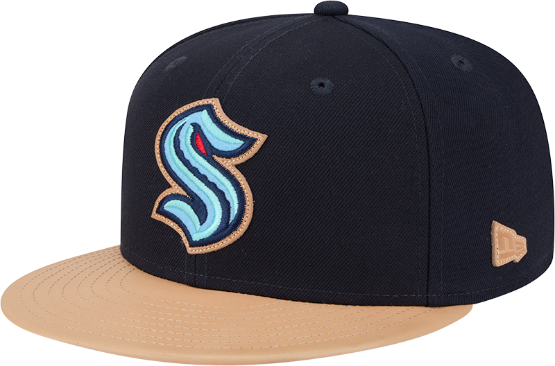 Seattle Kraken Leather Visor 59FIFTY Fitted Hat