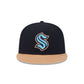 Seattle Kraken Leather Visor 59FIFTY Fitted Hat