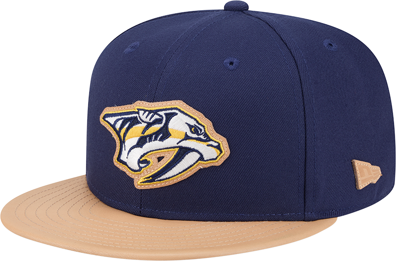 Nashville Predators Leather Visor 59FIFTY Fitted Hat