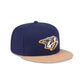 Nashville Predators Leather Visor 59FIFTY Fitted Hat