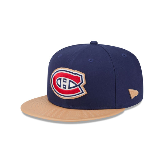 Montreal Canadiens Leather Visor 59FIFTY Fitted Hat - New Era Cap