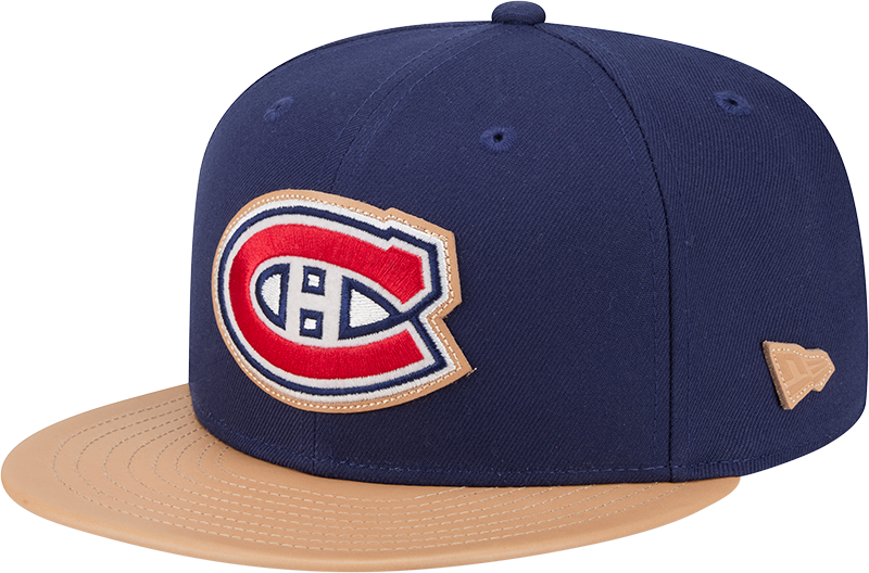 Montreal Canadiens Leather Visor 59FIFTY Fitted Hat