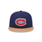 Montreal Canadiens Leather Visor 59FIFTY Fitted Hat
