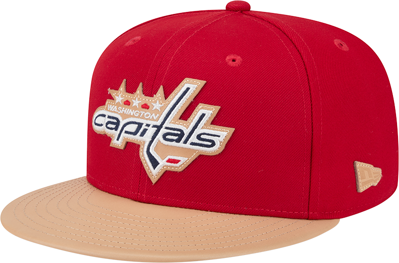 Washington Capitals Leather Visor 59FIFTY Fitted Hat