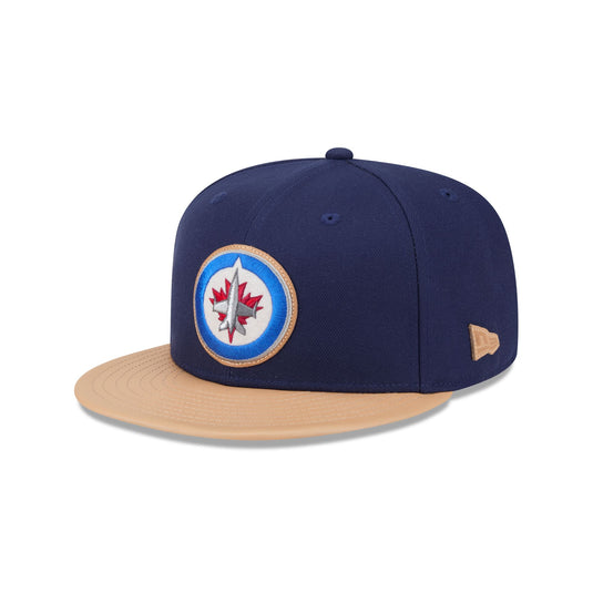 Winnipeg Jets Leather Visor 59FIFTY Fitted Hat - New Era Cap