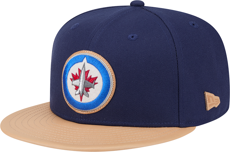 Winnipeg Jets Leather Visor 59FIFTY Fitted Hat