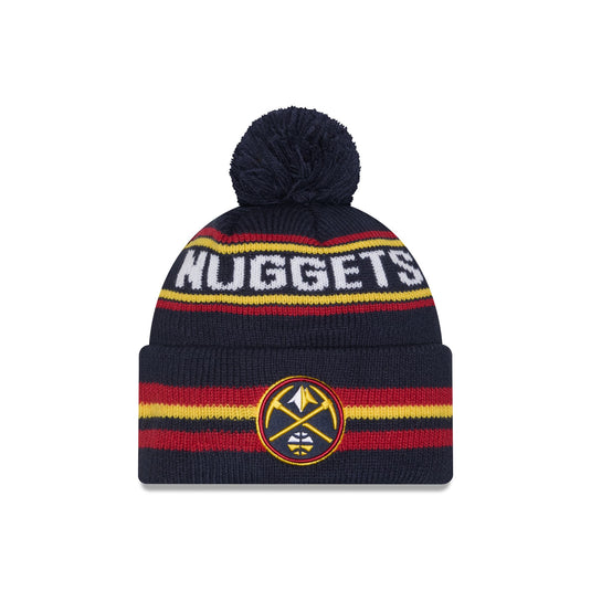 Denver Nuggets Classic Pom Knit Hat - New Era Cap