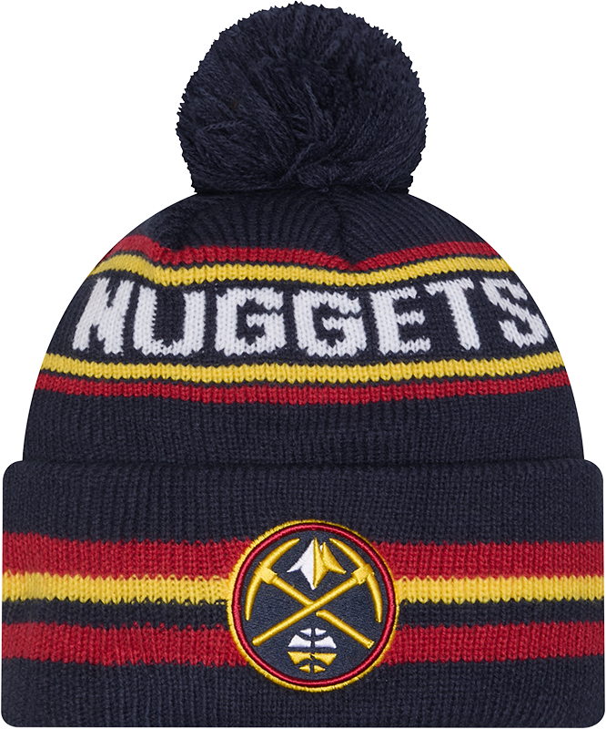 Denver Nuggets Classic Pom Knit Hat