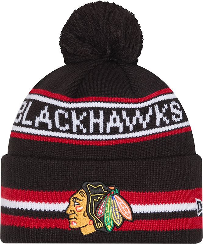 Chicago Blackhawks Classic Pom Knit Hat