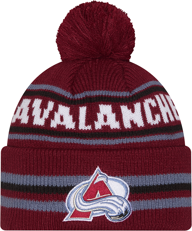 Colorado Avalanche Classic Pom Knit Hat