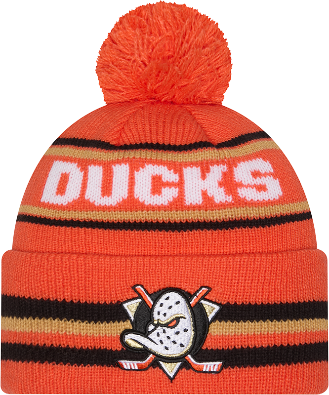 Anaheim Ducks Classic Pom Knit Hat