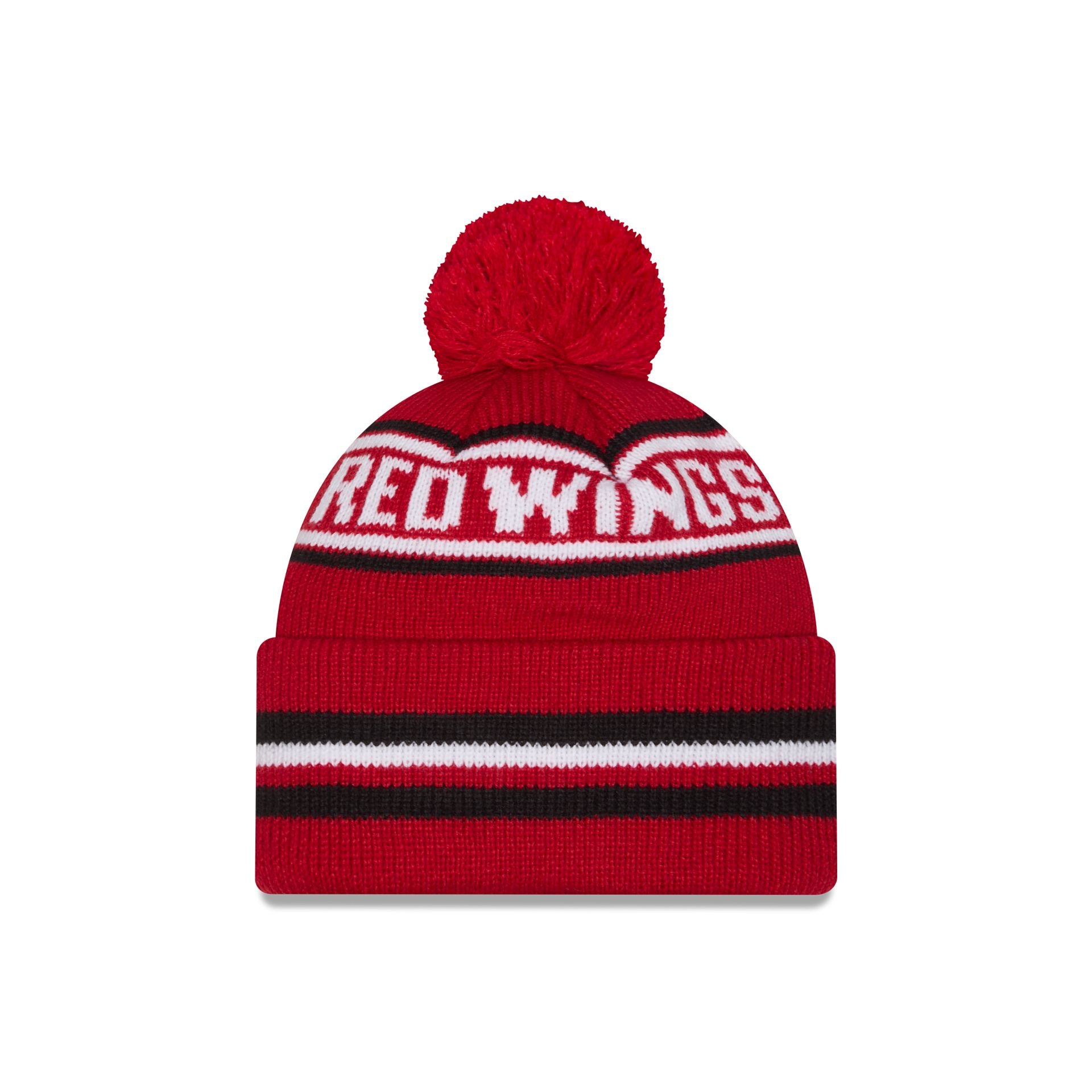 Detroit Red Wings Classic Pom Knit Hat