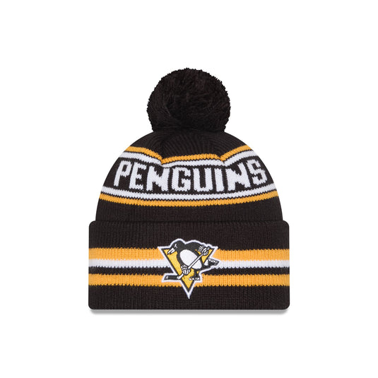 Pittsburgh Penguins Classic Pom Knit Hat - New Era Cap