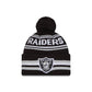 Las Vegas Raiders Classic Pom Knit Hat