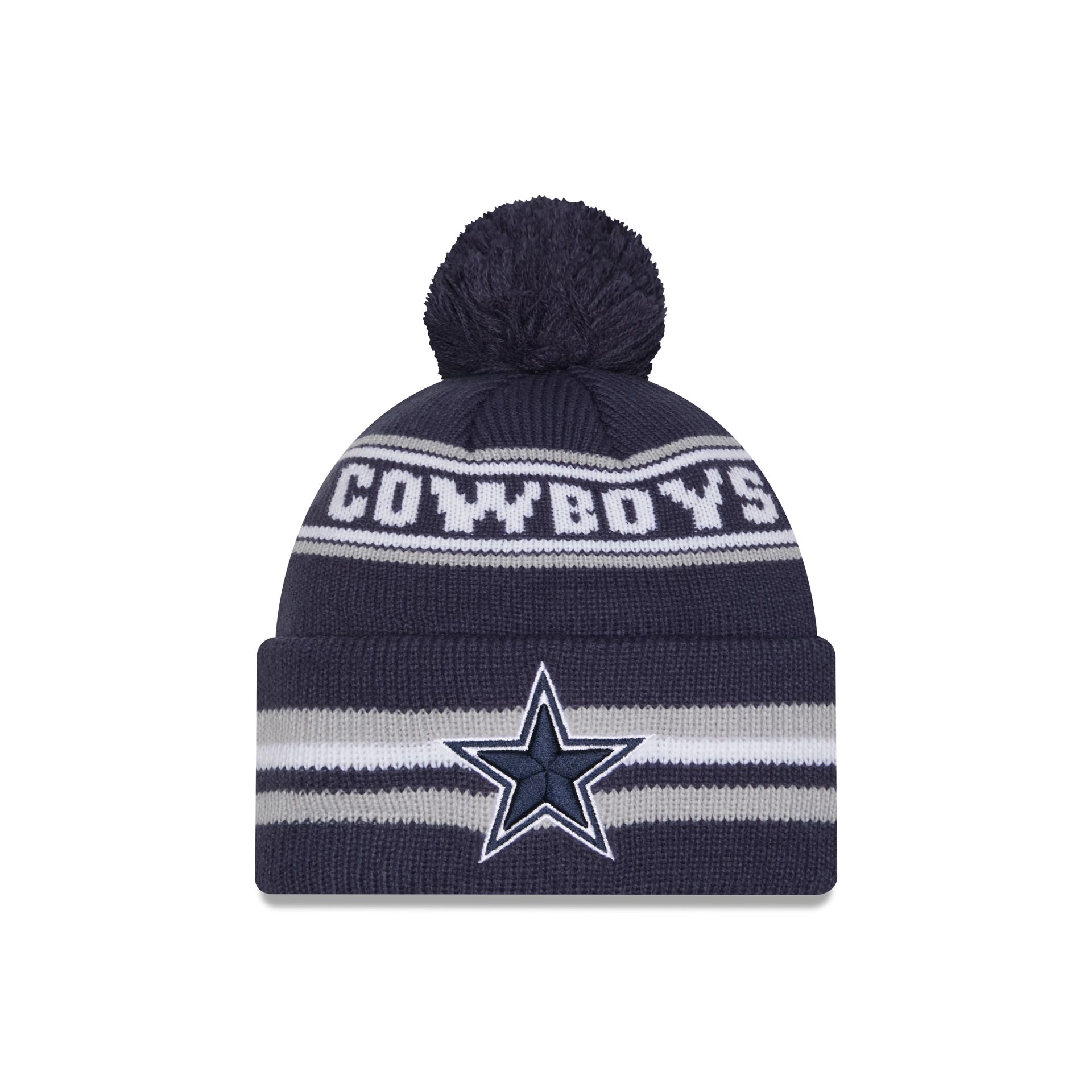 Dallas Cowboys Classic Pom Knit Hat
