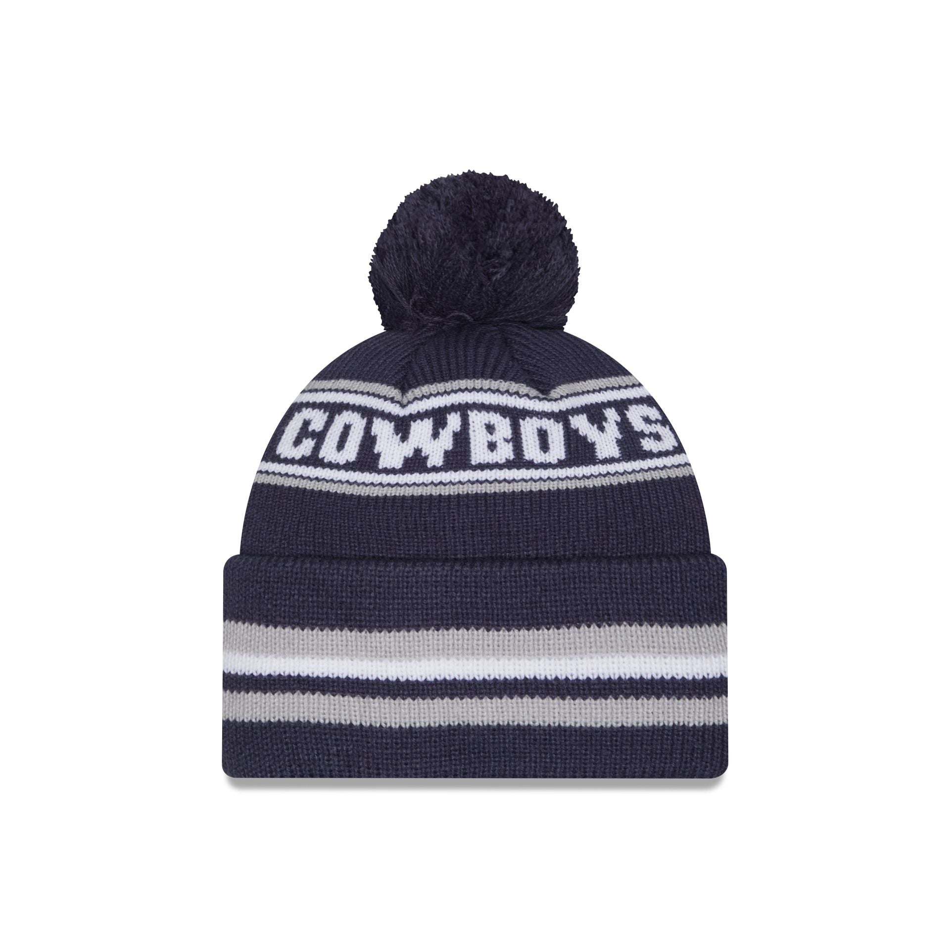 Dallas Cowboys Classic Pom Knit Hat